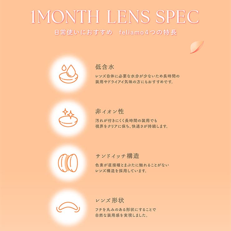 カラコン フェリアモマンスリー度あり 度なし | モアコンタクト | 詳細画像10 