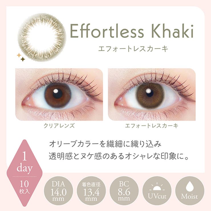 カラコン レリッシュ 【1箱10枚入】 度あり 度なし 14.0mm 14.2mm 14.5mm わかな ナチュラル1dayワンデー アイレ コンタクト UVカット