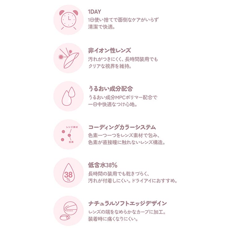 【3箱セット】カラコン ミチュミチュ ワンデー 1箱10枚入 度あり 度なし 14.5mm Mizuki 1day MechuMechu 低含水 カラー コンタクト