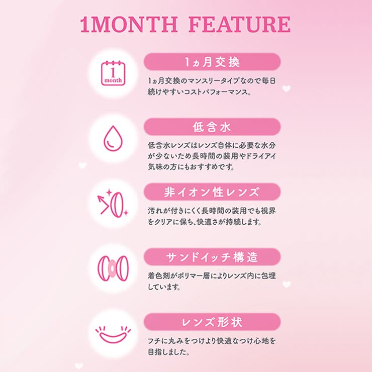 カラコン ミレディ マンスリー度あり | モアコンタクト | 詳細画像6 