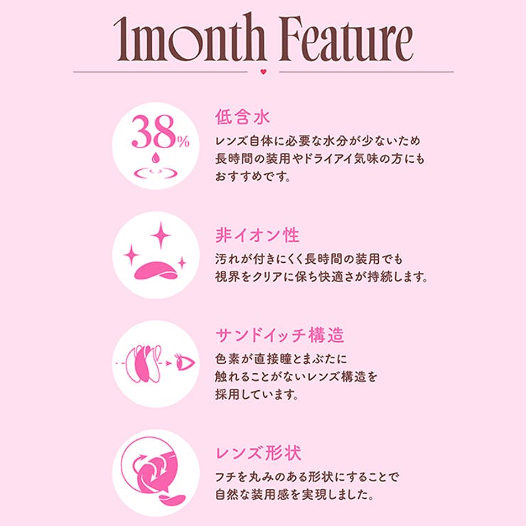 カラコン モラク マンスリー 1箱2枚入 度あり 度なし 14.2mm 14.5mm 宮脇咲良 MOLAK 1month 低含水 カラー コンタクト