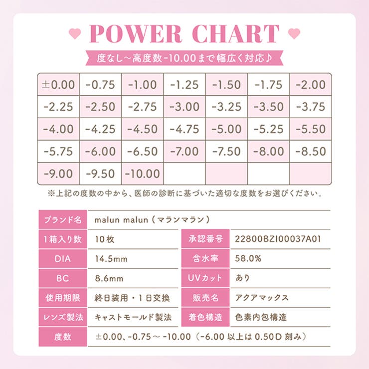 【2箱セット】 カラコン マランマラン ワンデー【1箱10枚入】度あり 度なし 14.5mm momoho malun malun 1day UVカット 高含水 カラー コンタクト