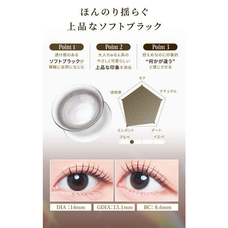 カラコン メビラージュ ワンデー | モアコンタクト | 詳細画像4 
