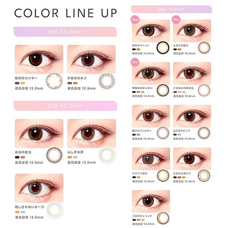 カラコン プリモクレール マンスリー【1箱2枚入】度あり 度なし 14.0mm 14.2mm 14.5mm 愛乃（えの） PrimoClair 1month 低含水 カラー コンタクト