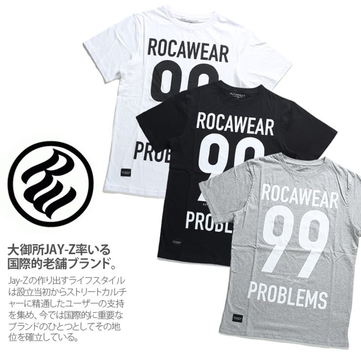 ROCAWEAR ROCA WEAR RWTS024 ロカウェア Tシャツ ロゴtシャツ