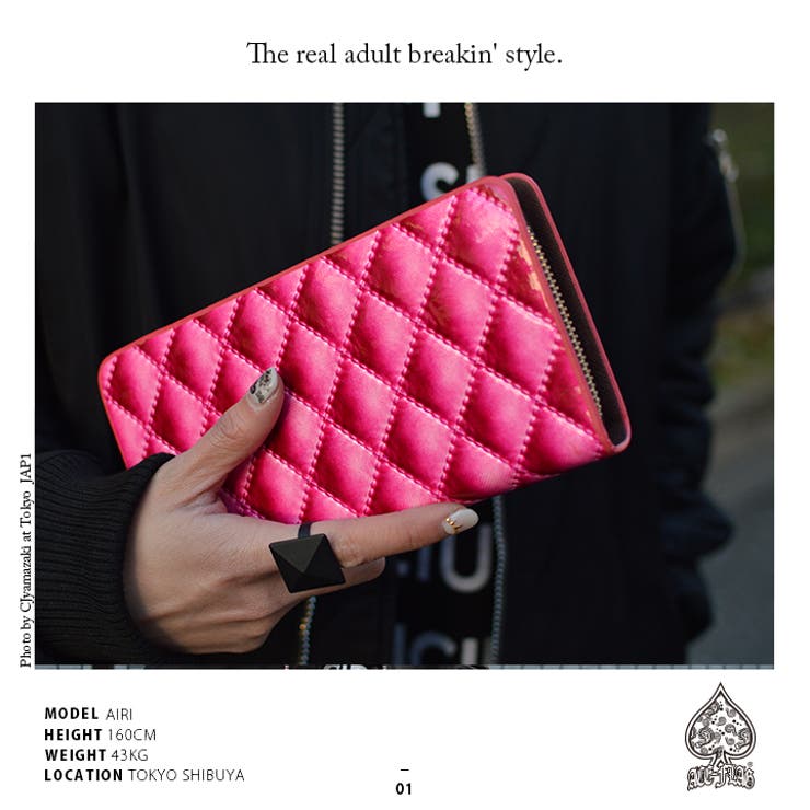 財布≪PINKISH QUILTING WALLET≫[品番：HKHM0000566]｜本格派大人のB