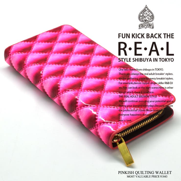 財布≪PINKISH QUILTING WALLET≫[品番：HKHM0000566]｜本格派大人のB