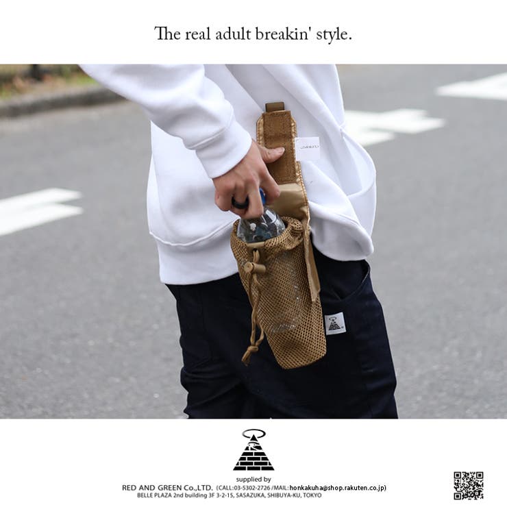 バッグ≪FOLDINGPETBOTTLE WAIST POUCH≫ | 本格派大人のB系 | 詳細画像2 