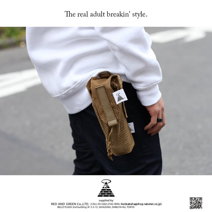 バッグ≪FOLDINGPETBOTTLE WAIST POUCH≫ | 本格派大人のB系 | 詳細画像3 