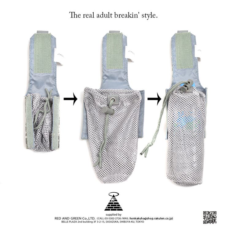 バッグ≪FOLDINGPETBOTTLE WAIST POUCH≫ | 本格派大人のB系 | 詳細画像8 