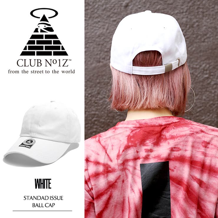 b系ヒップホップストリート系ファッションメンズレディースキャップ【CN-CA-SB-028】≪STANDADISSUEBALLCAPWHITE≫クラブノイズCLUBNO1ZCAPベースボールボールキャップFサイズ（男女兼用）正規品P08Apr16【楽ギフ_包装】