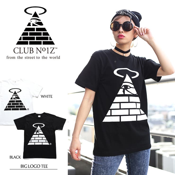 b系ヒップホップストリート系ファッションメンズレディースTシャツ【CN-TS-TS-021】≪MONOTONEBIGLOGOTEE≫クラブノイズCLUBNO1ZDEATHPYRAMIDデスピラミッドブランドアイコン定番SMLXL大きいサイズ正規品02P26Mar16【楽ギフ_包装】