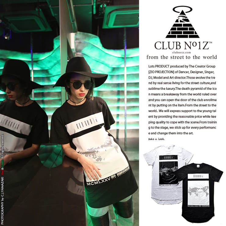 b系ヒップホップストリート系ファッションメンズレディースTシャツ【CN-TS-TS-012】≪WORLDMAP≫CLUBNO1Zクラブノイズ半袖クルーネックロング丈ロングテールロングレングスBOXSMLXL2XL大きいサイズ白黒02P23Aug15【楽ギフ_包装】