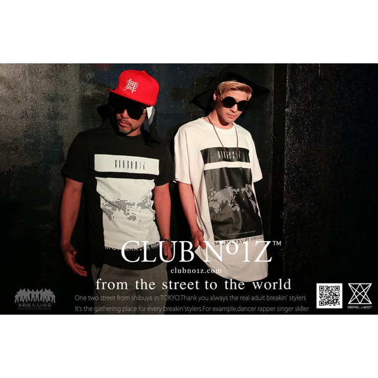 b系ヒップホップストリート系ファッションメンズレディースTシャツ【CN-TS-TS-012】≪WORLDMAP≫CLUBNO1Zクラブノイズ半袖クルーネックロング丈ロングテールロングレングスBOXSMLXL2XL大きいサイズ白黒02P23Aug15【楽ギフ_包装】