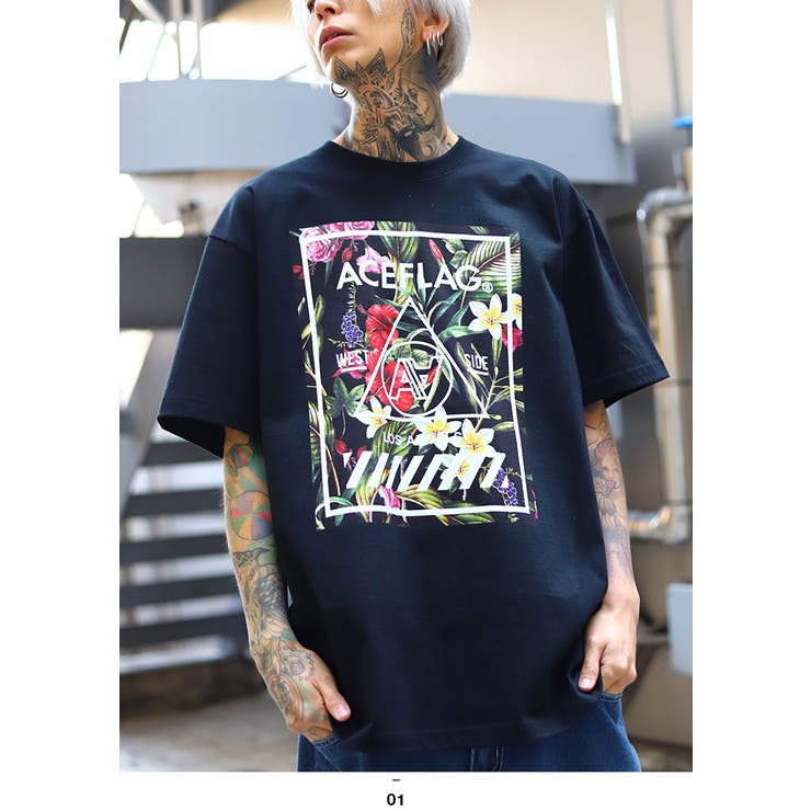 ACEFLAG(エースフラッグ)のTシャツ(花柄・ボタニカル)