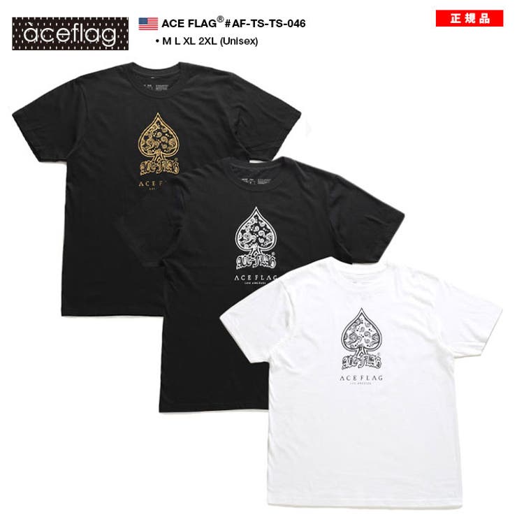TシャツACE FLAG Tシャツ | 本格派大人のB系  | 詳細画像1 