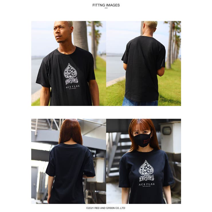 ACEFLAG(エースフラッグ)のTシャツ(ペイズリー柄)