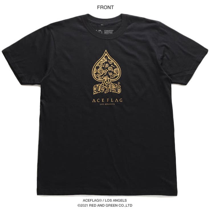 ACEFLAG(エースフラッグ)のTシャツ(ペイズリー柄)