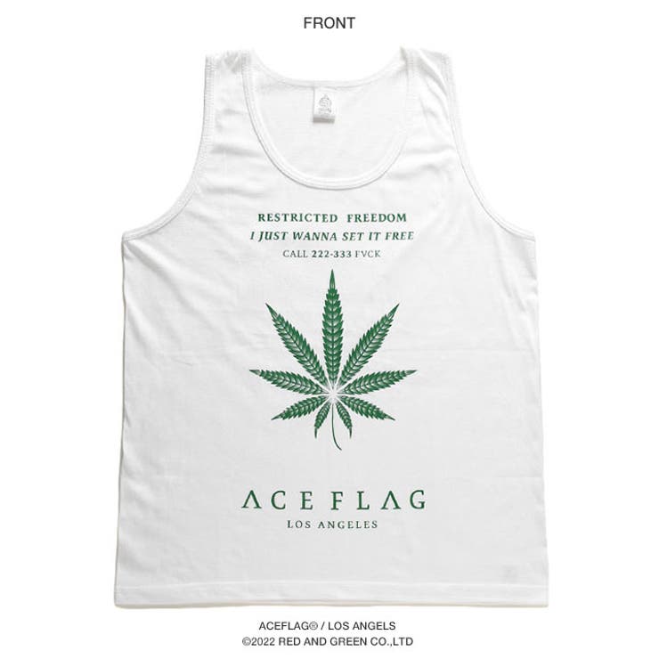 ACEFLAG(エースフラッグ)のノースリーブ(タンクトップ・バスケットボールシャツ)モデル着用画像6