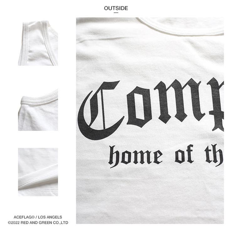 ACEFLAG(エースフラッグ)のTシャツ(コンプトン・Compton)後ろ身
