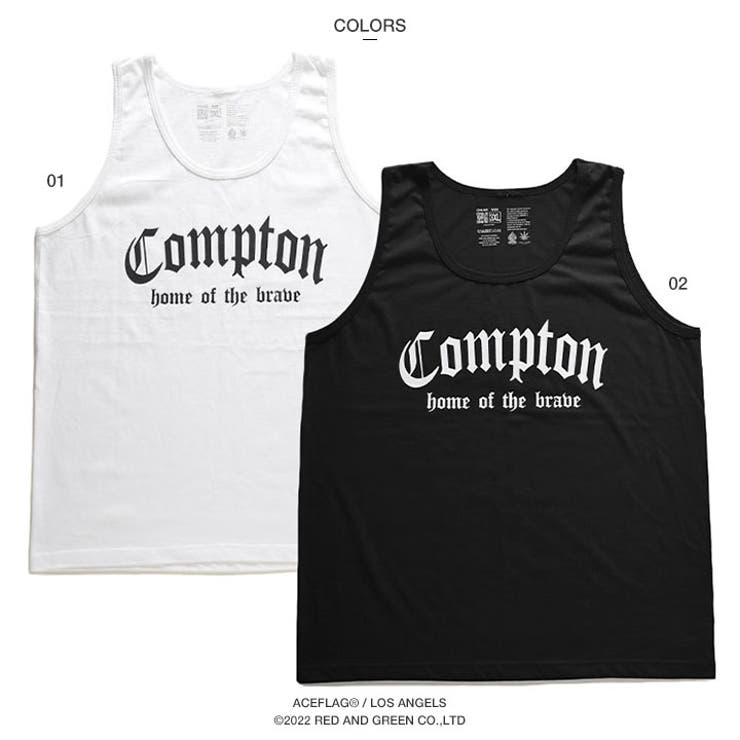 ACEFLAG(エースフラッグ)のTシャツ(コンプトン・Compton)モデル着用画像5