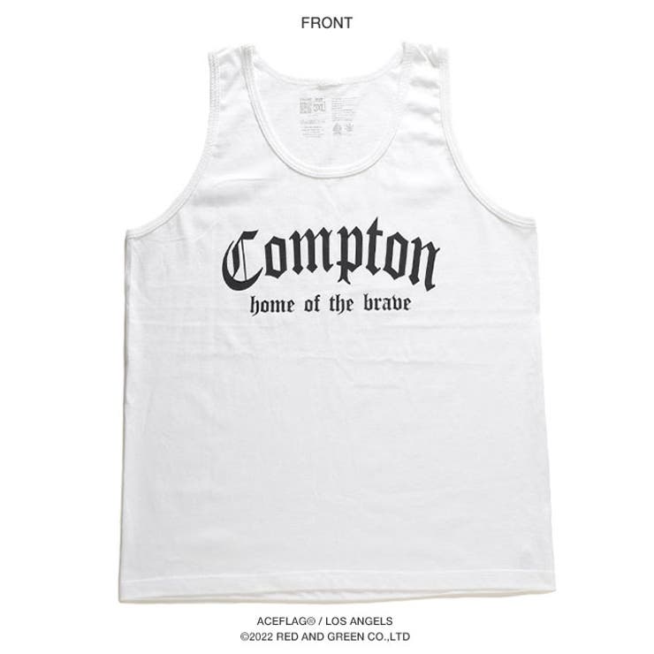 ACEFLAG(エースフラッグ)のTシャツ(コンプトン・Compton)モデル着用画像6