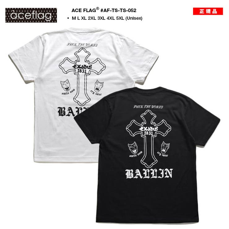 TシャツACE FLAG 半袖 | 本格派大人のB系  | 詳細画像2 