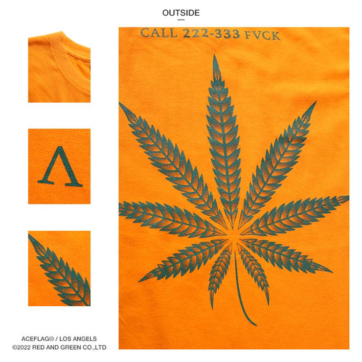 ACEFLAG(エースフラッグ)のTシャツ(レゲエ・ラスタ)後ろ身