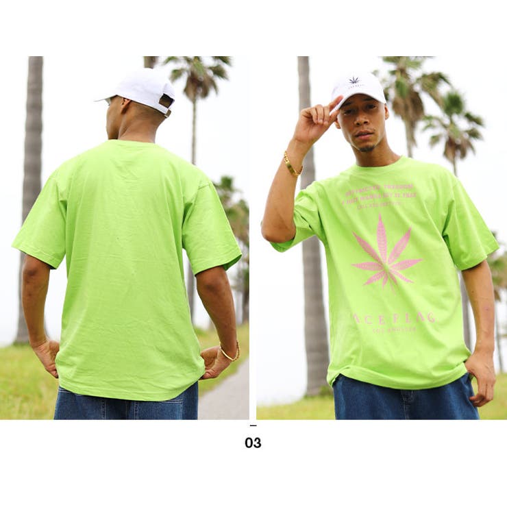 ACEFLAG(エースフラッグ)のTシャツ(レゲエ・ラスタ)モデル画像2