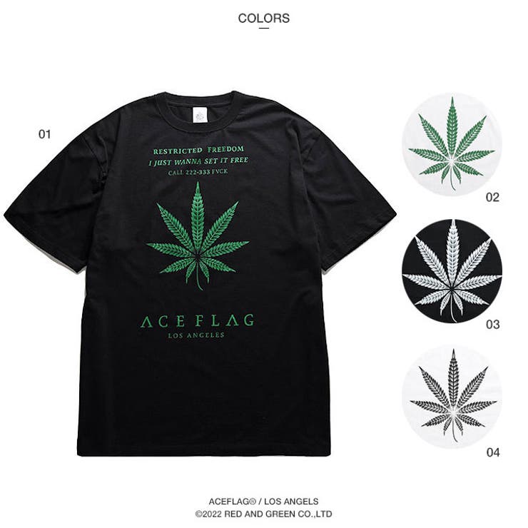 TシャツACE FLAG 半袖 | 本格派大人のB系  | 詳細画像8 