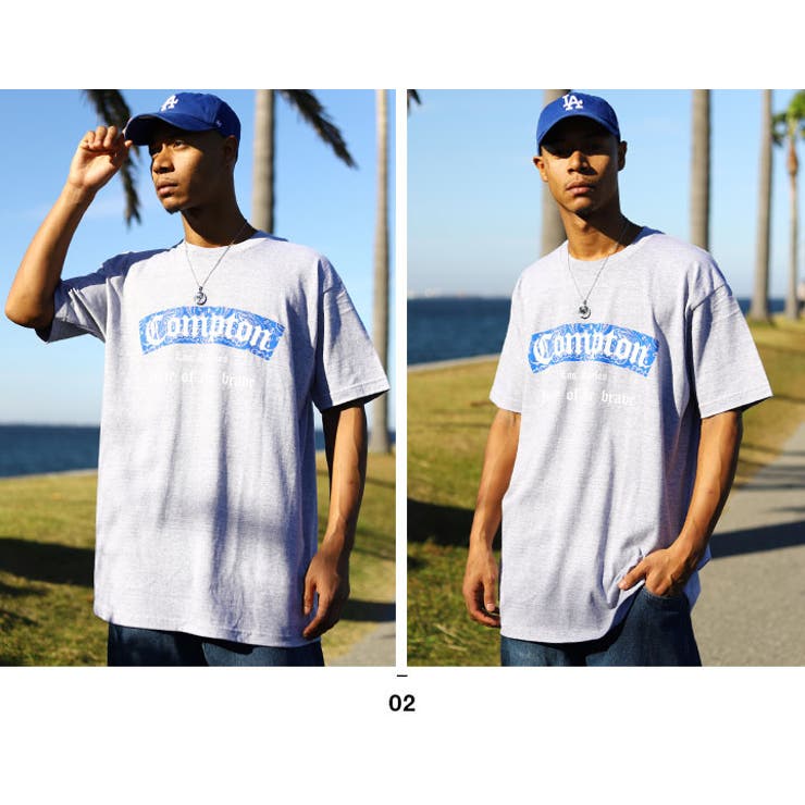 ACEFLAG(エースフラッグ)のTシャツ(ペイズリー柄)モデル着用画像3