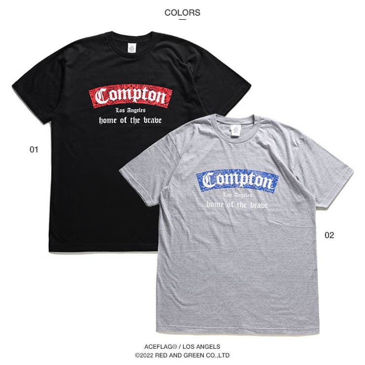 ACEFLAG(エースフラッグ)のTシャツ(ペイズリー柄)モデル着用画像5