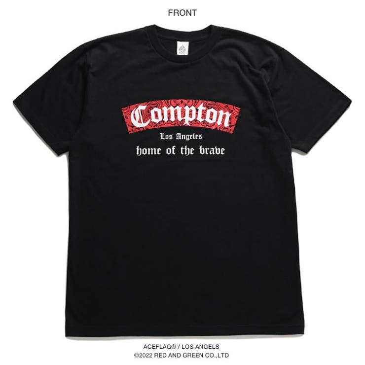 ACEFLAG(エースフラッグ)のTシャツ(ペイズリー柄)モデル着用画像6