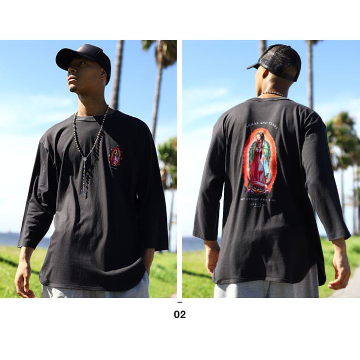 ACEFLAG(エースフラッグ)のロンT(長袖Tシャツ)のブランド説明文入り画像(モデル画像1)