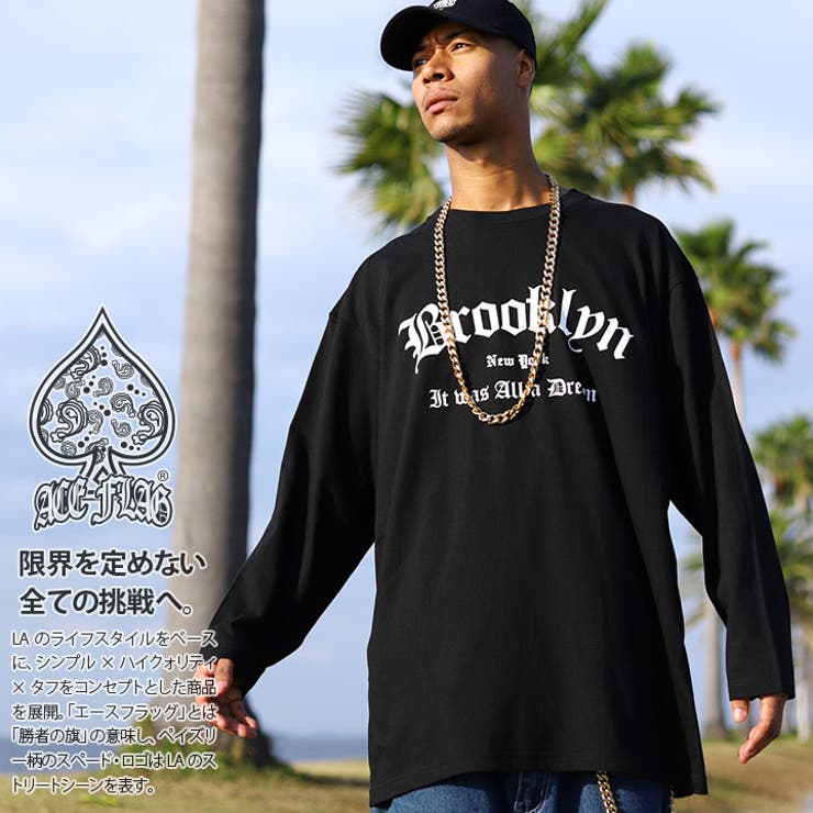 ロンTACEFLAG ロンT メンズ[品番：HKHM0006634]｜本格派大人のB