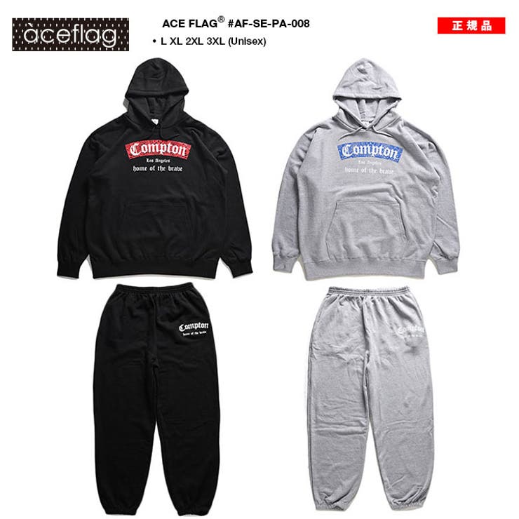 セットアップACEFLAG 上下セット 長袖[品番：HKHM0006649]｜本格派大人