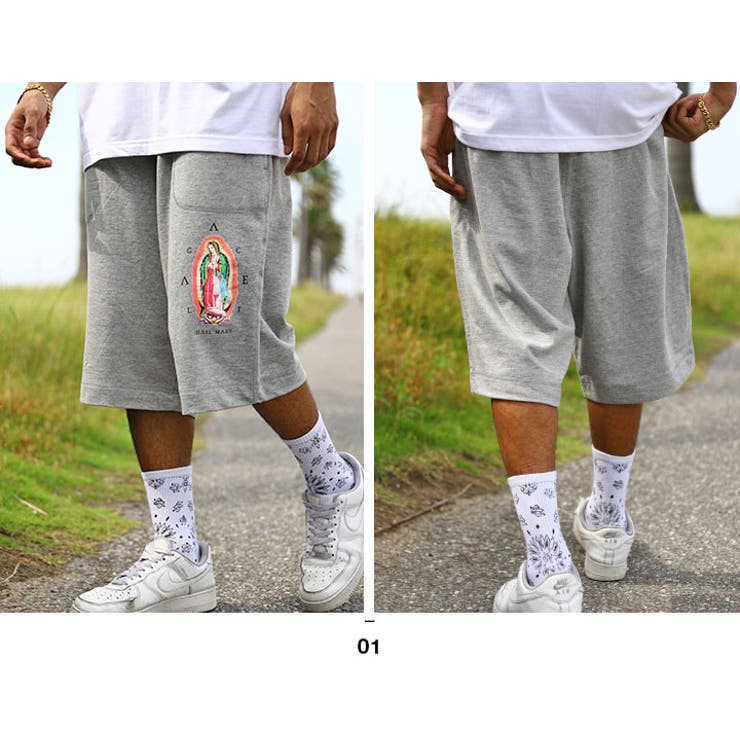 ハーフパンツACE FLAG スウェット | 本格派大人のB系  | 詳細画像3 