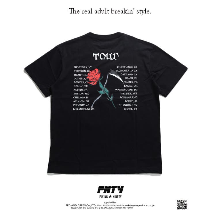 Tシャツ FNTY 西海岸[品番：HKHM0002195]｜本格派大人のB系 （ホンカクハオトナノビーケイ）のメンズファッション通販
