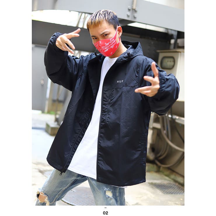 愛用 パーカーHUF アウター 秋[品番：HKHM0006168]｜本格派大人のB系 ジャケット・アウター