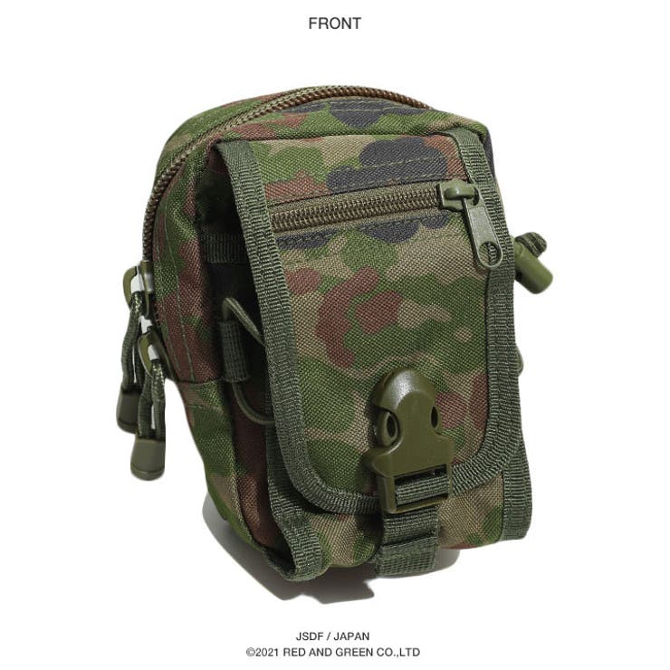 自衛隊 ウエストポーチ LEM 生地 陸自 ② ☆PX品 陸上自衛隊 迷彩 EDCポーチ MOLE対応 (小物入れ ウエスト