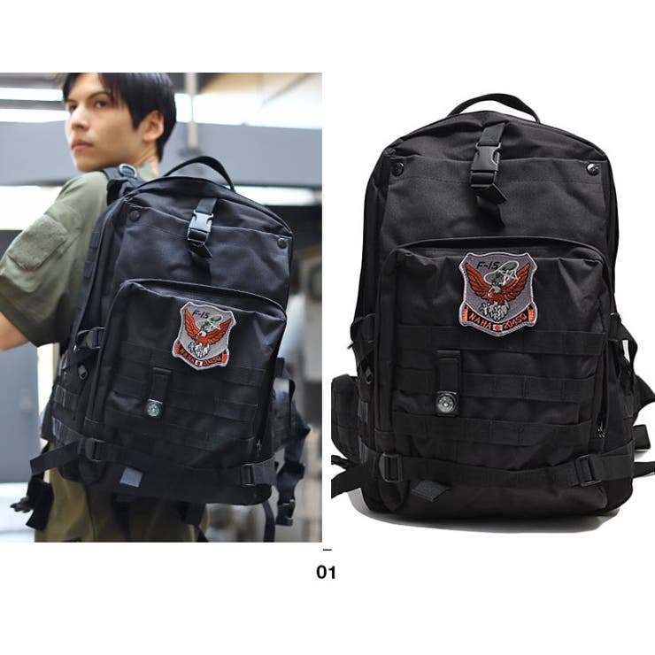第204飛行隊(防衛省航空自衛隊グッズ)のワッペン(パッチ/PX品)モデル着用画像