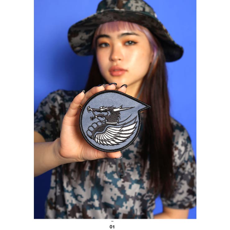航空自衛隊 第303飛行隊 ファイティングドラゴン 刺繍 ワッペン