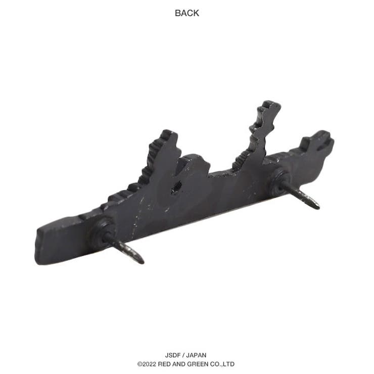 戦艦伊勢(旧日本軍グッズ)のピンバッチ(バッチ/バッジ/ピンバッジ/徽章/PX品）前身