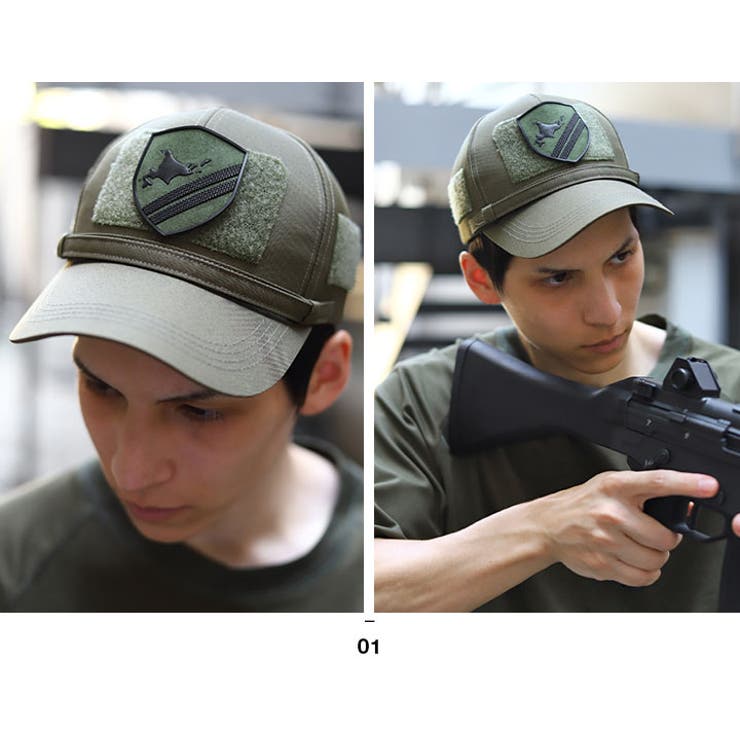 部隊章(防衛省陸上自衛隊グッズ)のワッペン(パッチ/PX品）モデル着用画像2