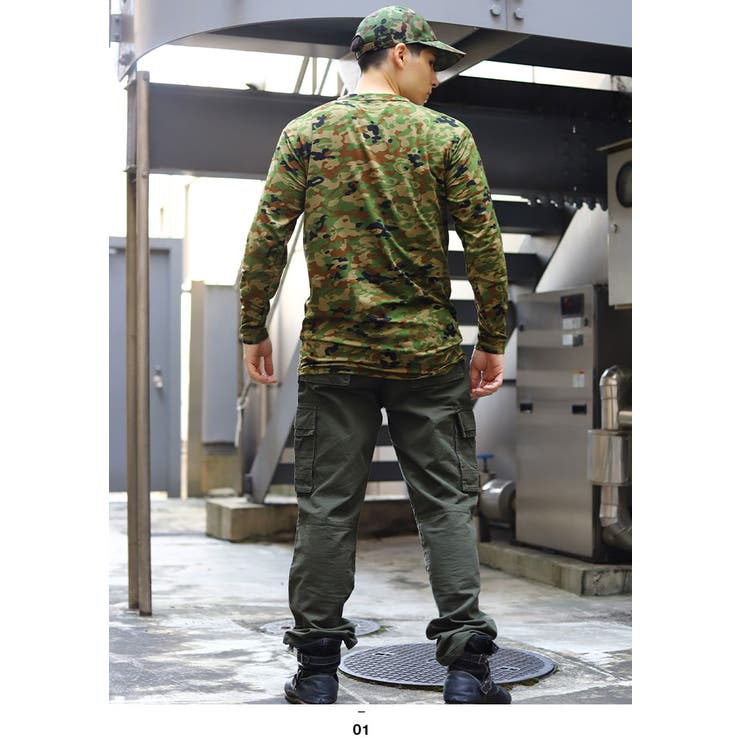 ロンT自衛隊 グッズ 陸自迷彩 | 本格派大人のB系  | 詳細画像8 