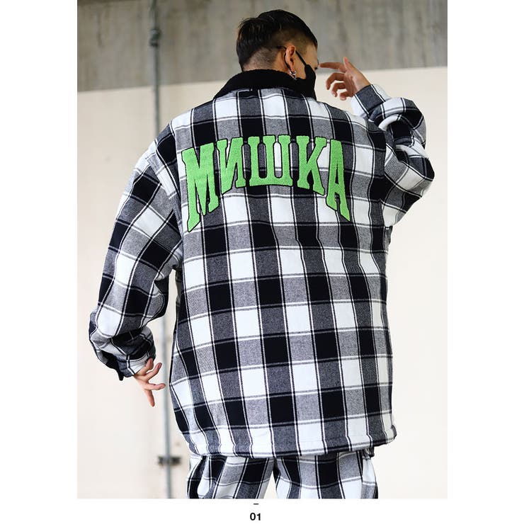 ジャケットミシカ MISHKA ボア付き[品番：HKHM0003743]｜本格派大人のB系  （ホンカクハオトナノビーケイ）のメンズファッション通販｜SHOPLIST（ショップリスト）