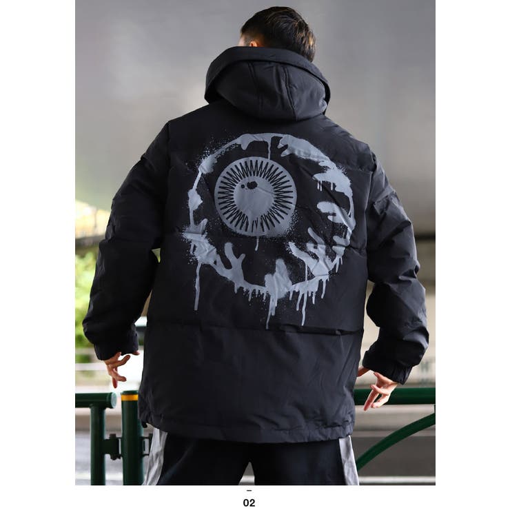 ダウンジャケットミシカ MISHKA ダウンジャケット[品番：HKHM0003745]｜本格派大人のB系  （ホンカクハオトナノビーケイ）のメンズファッション通販｜SHOPLIST（ショップリスト）