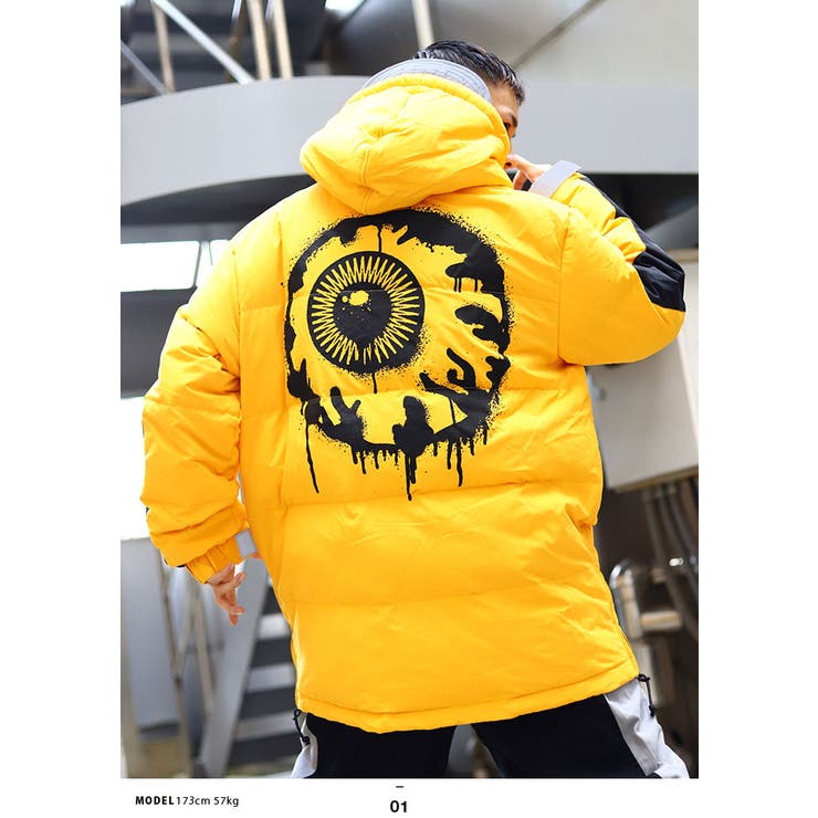 ダウンジャケットミシカ MISHKA アウター[品番：HKHM0003751]｜本格派大人のB系  （ホンカクハオトナノビーケイ）のメンズファッション通販｜SHOPLIST（ショップリスト）