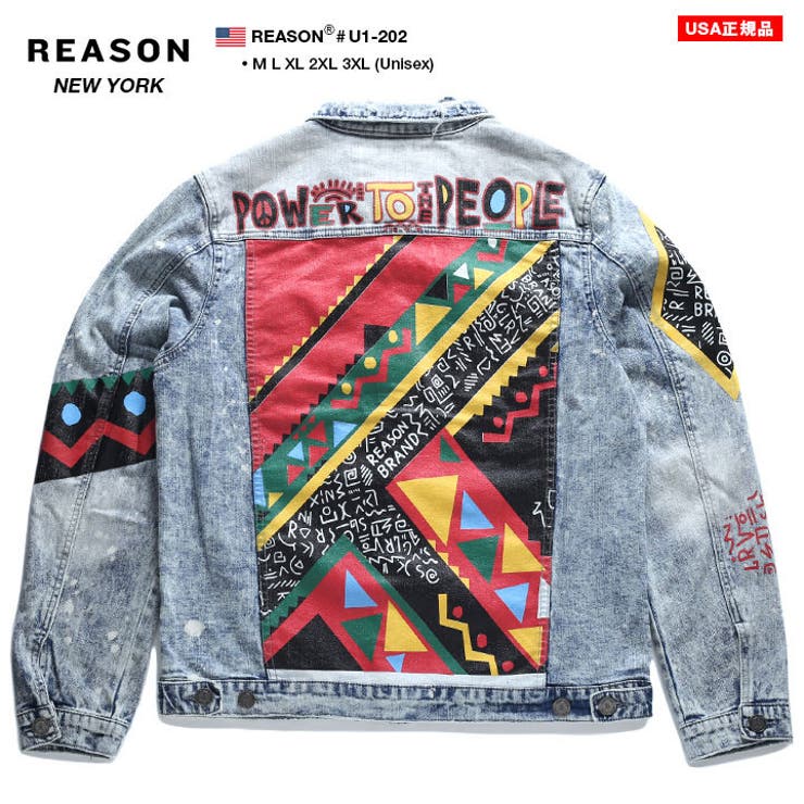 デニムジャケットリーズン REASON デニムジャケット[品番：HKHM0003742]｜本格派大人のB系  （ホンカクハオトナノビーケイ）のメンズファッション通販｜SHOPLIST（ショップリスト）
