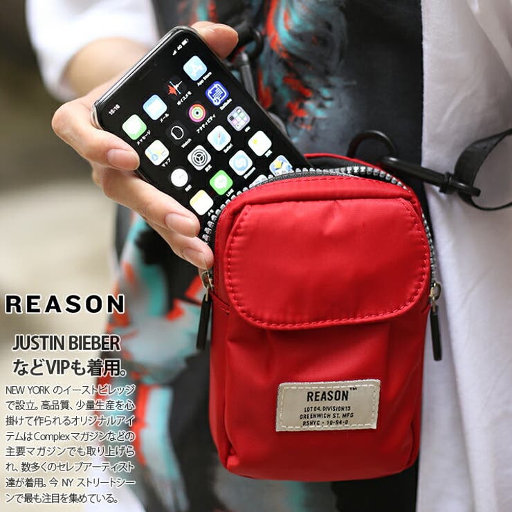 ミニショルダーバッグREASON バッグ メンズ